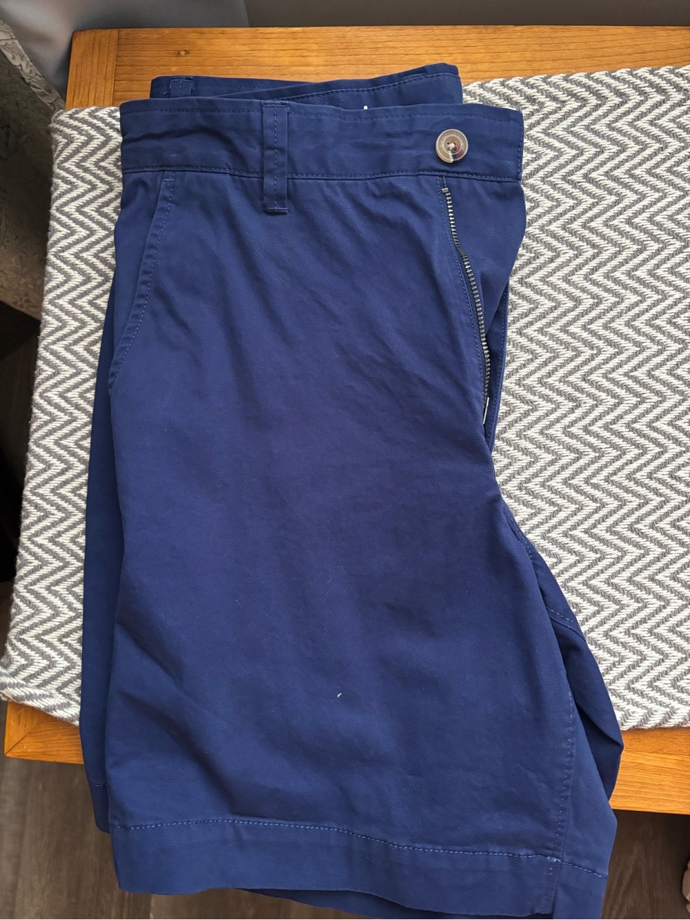 crown & ivy Men's Deep Blue Chino Pants
